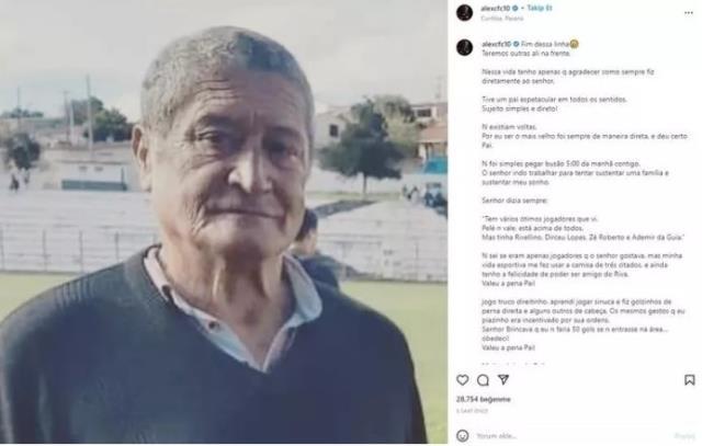 Alex de Souza'nın acı günü! Efsane futbolcuya taziye mesajı yağıyor