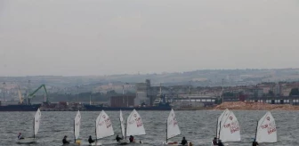 Tekirdağ'da yelken ve yüzme yarışması