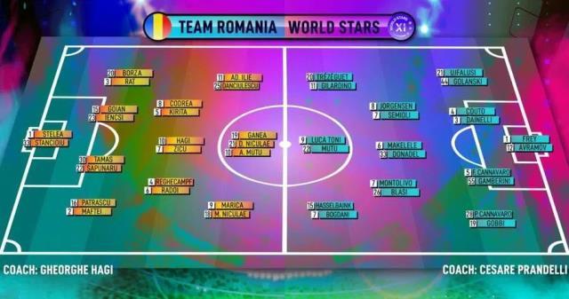 57 yaşındaki Hagi ağızları açık bıraktı! Herkes, Mutu'nun jübile maçındaki asistini konuşuyor