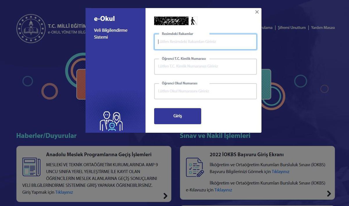 E okul ne zaman kapanıyor 2022? E okul kapandı mı? E okul ne zaman kapanacak?