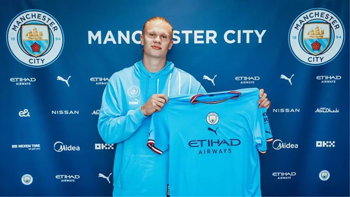 Manchester City'den ses getirecek video! Erling Haaland'ı resmen açıkladılar