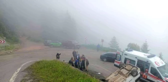 Trabzon'da yayla yolunda trafik kazası: 3 yaralı