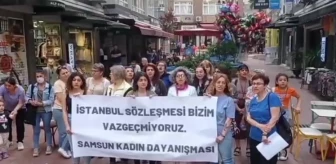 Samsun Kadın Dayanışması: İstanbul Sözleşmesi'ni Savunuyoruz ve Bundan Vazgeçmeyeceğiz