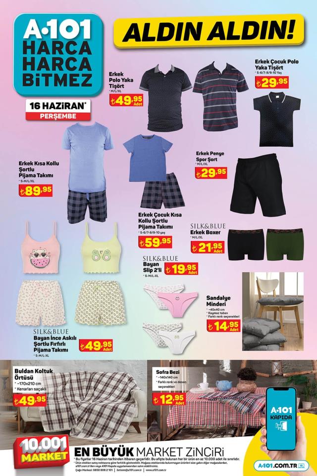 16 Haziran A101 kataloğu: A101'e gelen ürünler! A101 bu hafta katalog ürünleri neler? A101'e gelecek ürünler ve A101 fiyat listesi...