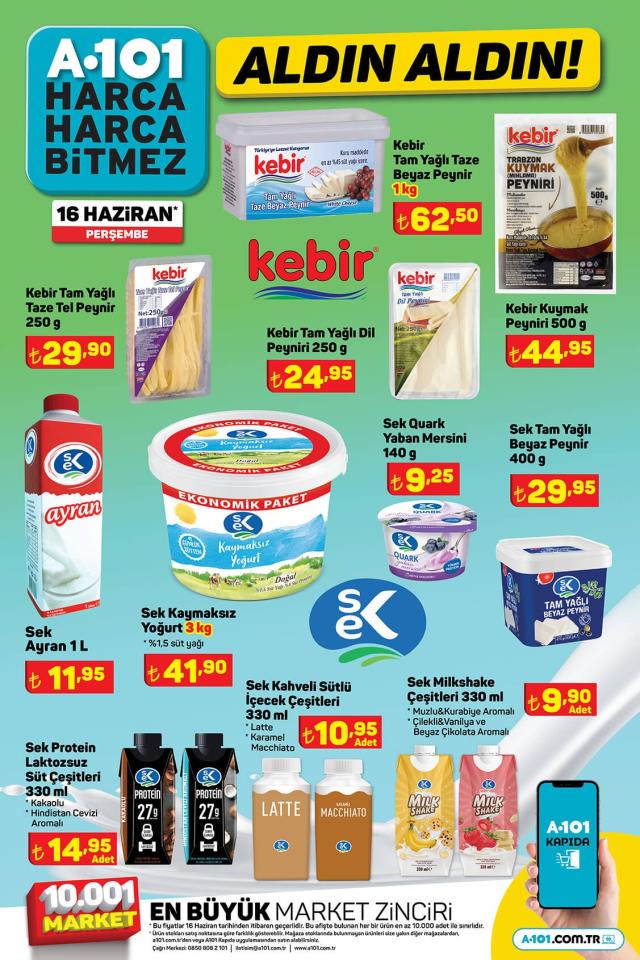 16 Haziran A101 kataloğu: A101'e gelen ürünler! A101 bu hafta katalog ürünleri neler? A101'e gelecek ürünler ve A101 fiyat listesi...