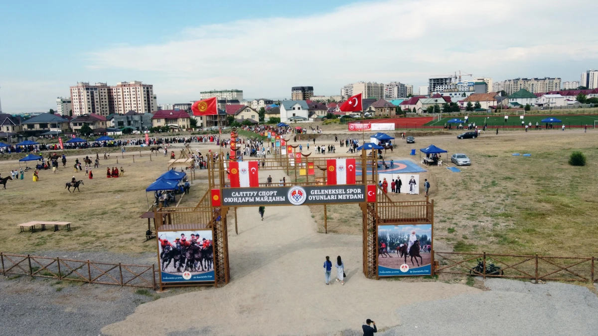 KTMÜ kampüsünde Geleneksel Spor Oyunları Meydanı oluşturuldu