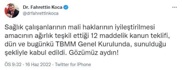 Sağlık çalışanlarına ek ödeme ve zam gelecek mi? Sağlık çalışanlarına zam mı yapılacak 2022? Sağlık çalışanlarına ek ödeme ve iyileştirme ne zaman?