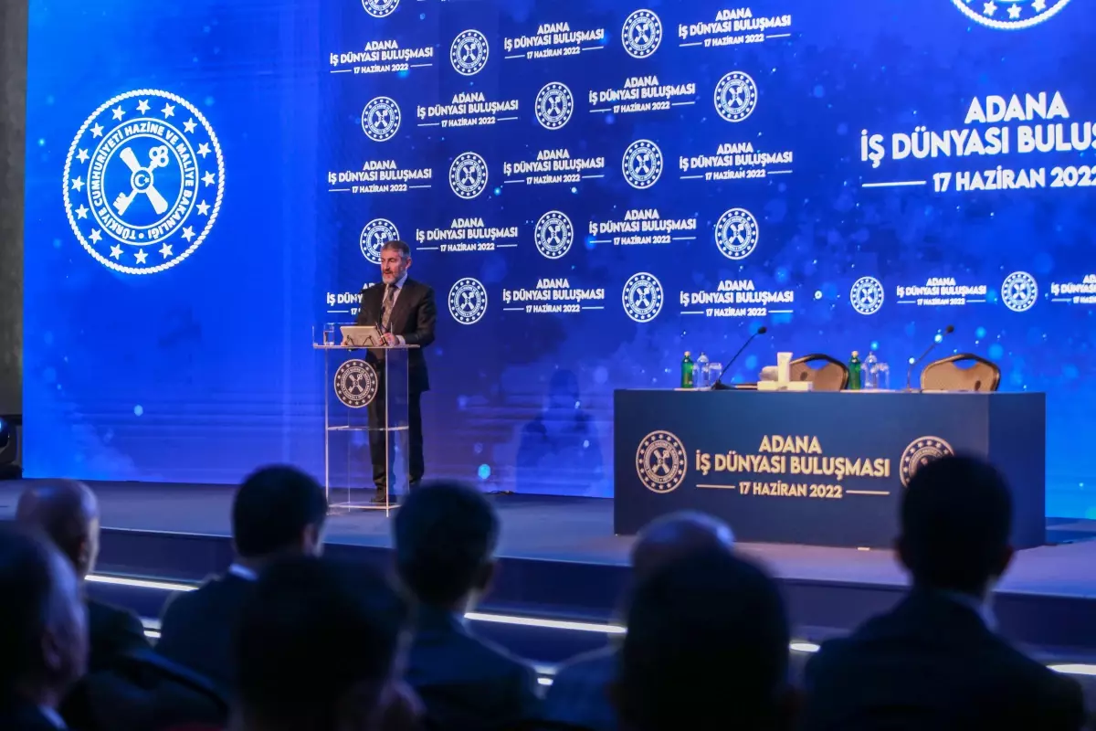 Hazine ve Maliye Bakanı Nebati, 'Adana İş Dünyası Buluşması'nda konuştu: (1)
