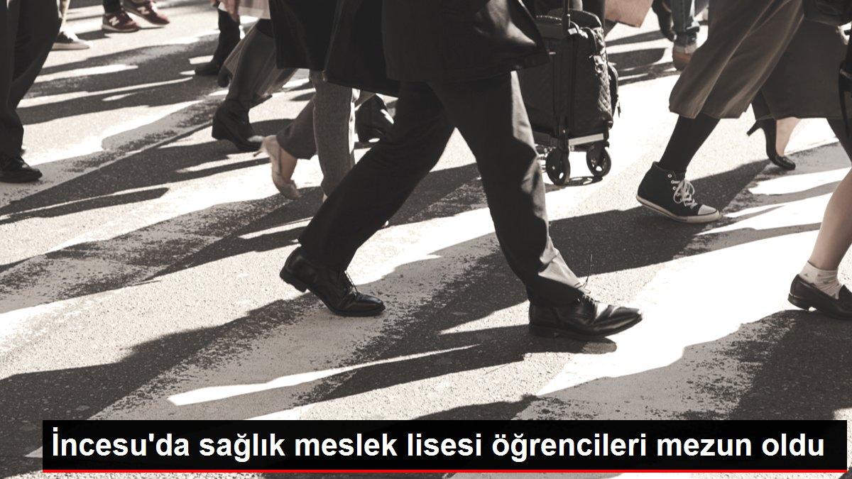 İncesu'da sağlık meslek lisesi öğrencileri mezun oldu