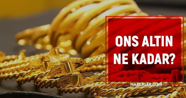 Altın fiyatları(YORUM): Ons altın bugün ne kadar? 17 Haziran 2022 ONS ALTIN fiyatları kaç TL? Yükseldi mi, düştü mü?