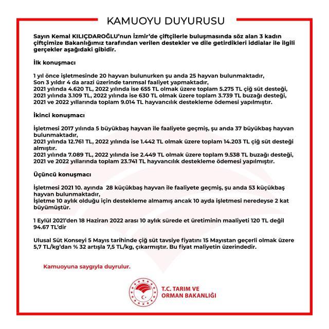 Kemal Kılıçdaroğlu; TÜİK, MEB ve SADAT'ın ardından bu kez de Tarım ve Orman Bakanlığı'na gidecek: Hazırlığınızı yapın