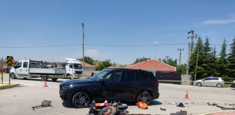 Konya'da otomobille motosiklet çarpıştı, bir kişi öldü, bir kişi yaralandı