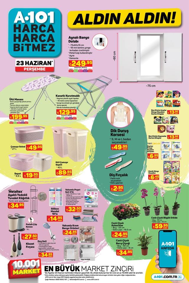 20 Haziran A101 kataloğu: A101'e gelen ürünler! A101 bu hafta katalog ürünleri neler? A101'e gelecek ürünler ve A101 fiyat listesi...