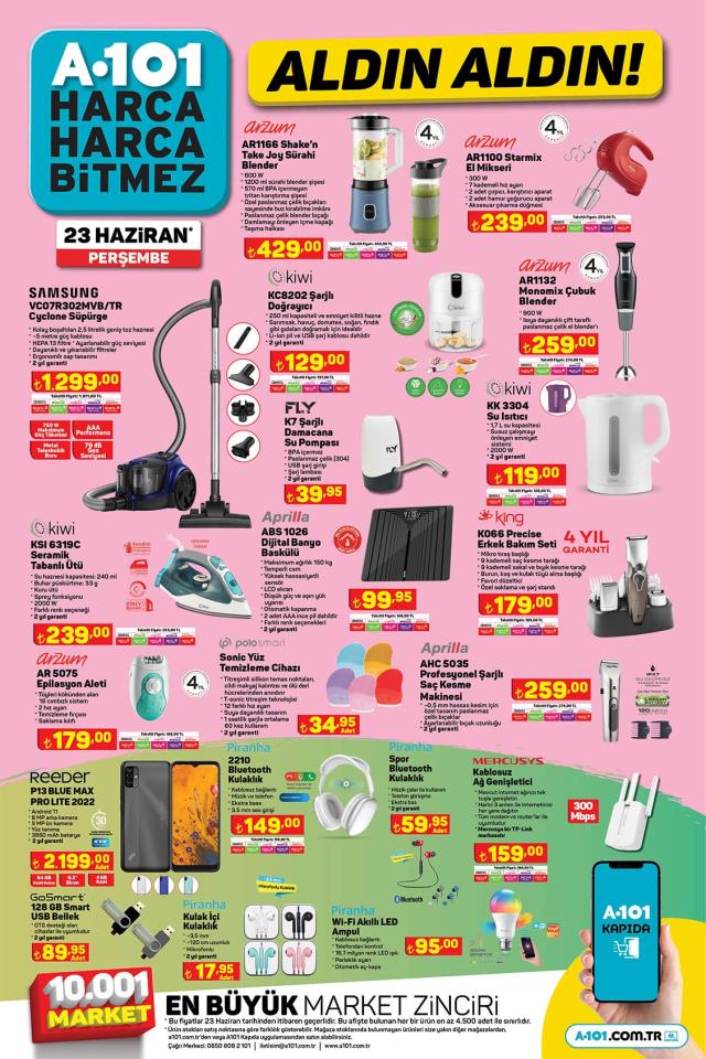 20 Haziran A101 kataloğu: A101'e gelen ürünler! A101 bu hafta katalog ürünleri neler? A101'e gelecek ürünler ve A101 fiyat listesi...