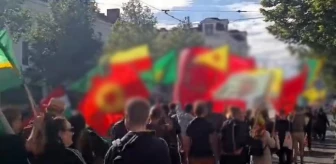 İsveç'te bir skandal daha! Terör örgütü PKK/YPG yandaşları, Göteborg kentinde gösteri yaptı
