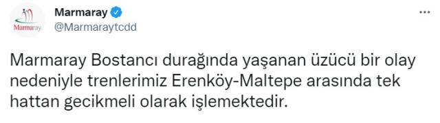 Marmaray arıza mı var? Son Dakika Marmaray seferleri durduruldu mu?