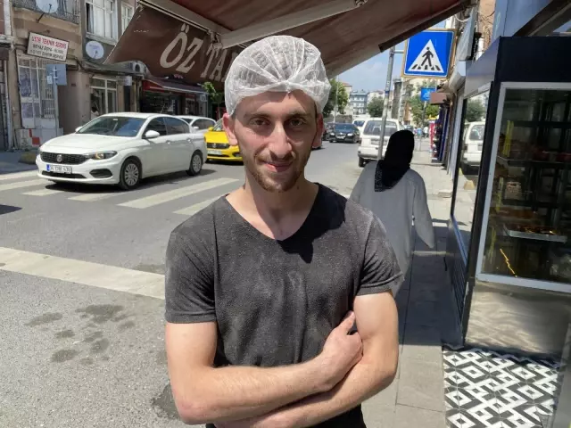 Fatih'te havaya uçtuğu kazadan 1 saat sonra işine geri döndü