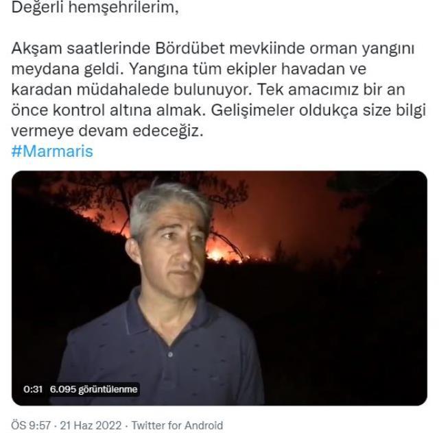 Muğla Marmaris yangın son durum! 21 Haziran 2022 Muğla-Marmaris yangını söndürüldü mü, yangında son durum nedir? Yangın devam ediyor mu?