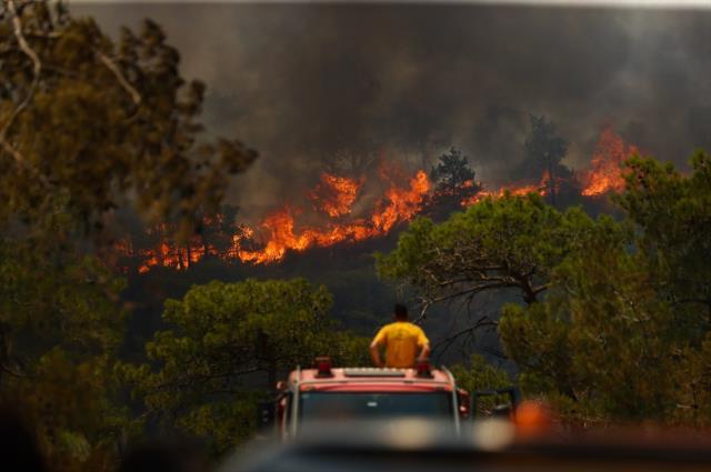Marmaris'teki orman yangını kuzey bölgeleri esir aldı! 20 ev boşaltıldı Marmaris'teki orman yangını kuzey bölgeleri esir aldı! 20 ev boşaltıldı