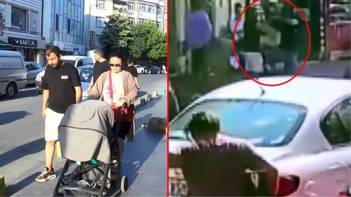 Sokakta yürürken hiç tanımadığı bir adam beline sarıldı, eşinin tepkisi çok sert oldu