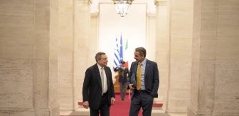 İtalya Başbakanı Draghi ile Yunanistan Başbakanı Miçotakis görüştü
