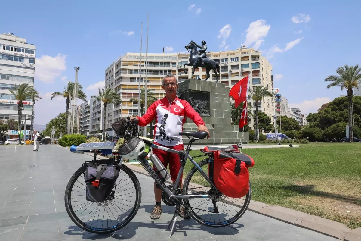 Şehitlere saygı için İzmir'den Kars'a pedal çevirecek
