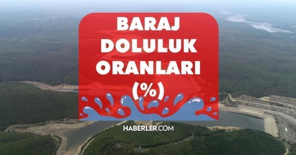 Baraj Doluluk Oranları! 24 Haziran İstanbul, İzmir, Ankara barajların doluluk oranları yüzde kaç? 24 Haziran 2022 barajların doluluk seviyesi nasıl?