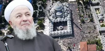 Mahmut Ustaosmanoğlu cenazesine binlerce kişi akın etti! Yoğunluk drone ile havadan görüntülendi