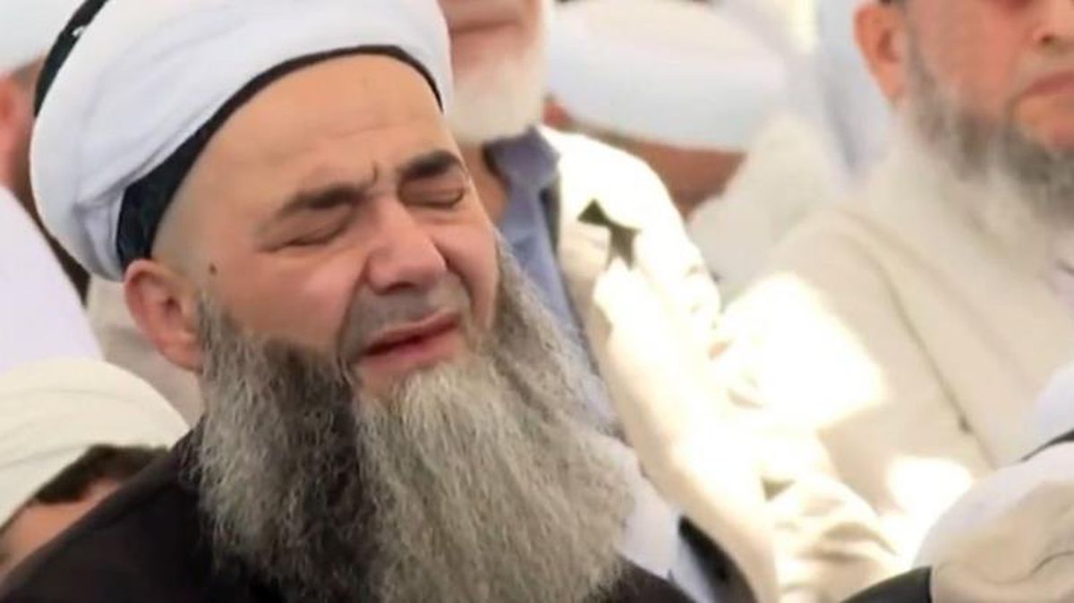 Mahmut Ustaosmanoğlu'nun cenazesinde Cübbeli Ahmet Hoca hüngür hüngür ağladı