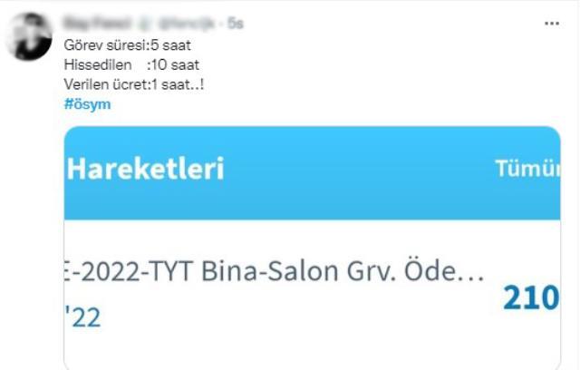 ÖSYM sınav gözetmenlerine geçen yılın ücretlerini yatırdı, öğretmenlerin tepkileri sosyal medyayı salladı