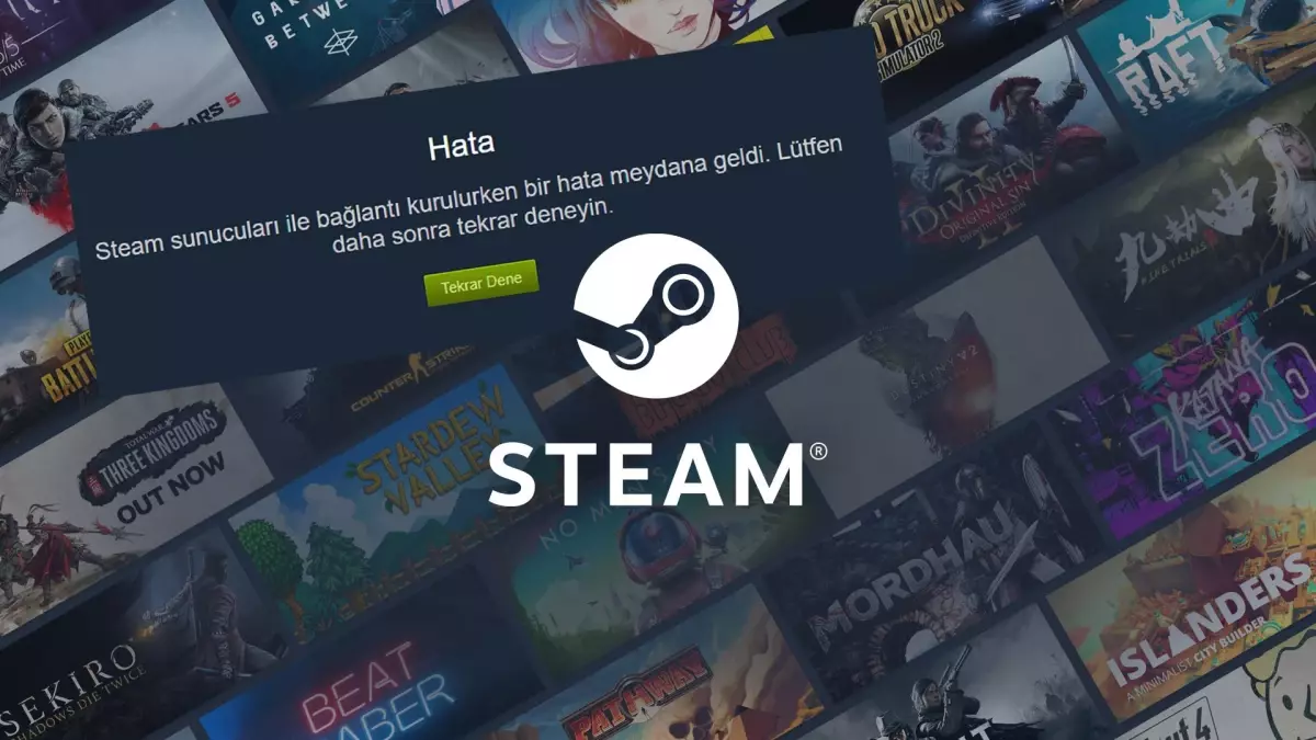 Steam sunucuları ile bağlantı kurulurken bir hata meydana geldi hatası nasıl çözülür?