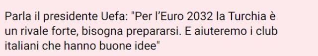 Türkiye, EURO 2032 için başvurmuştu! UEFA Başkanı Ceferin müjdeyi verdi