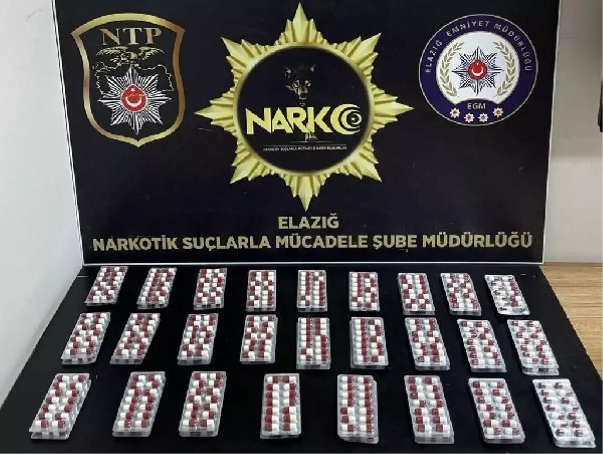 Son dakika haberleri | Elazığ'da 1077 sentetik ecza maddesi ele geçirildi; 2 tutuklama