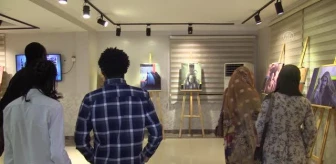 Hartum Yunus Emre Enstitüsü, Sudanlı ressam Rua Kemal'in sergisine ev sahipliği yaptı