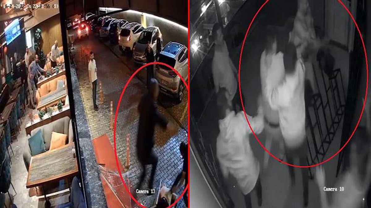 Kendini tuvalete kilitlese de kurtulamadı! Meyhanede başlayan dayak, kafede son buldu