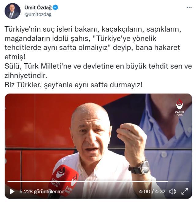 Mayın tartışması alevleniyor! Özdağ'dan kendisine 'meczup' diyen Bakan Soylu'ya videolu yanıt
