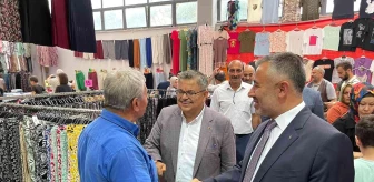 Milletvekili Yağcı ve İl Başkanı Yıldırım'dan pazar ziyareti