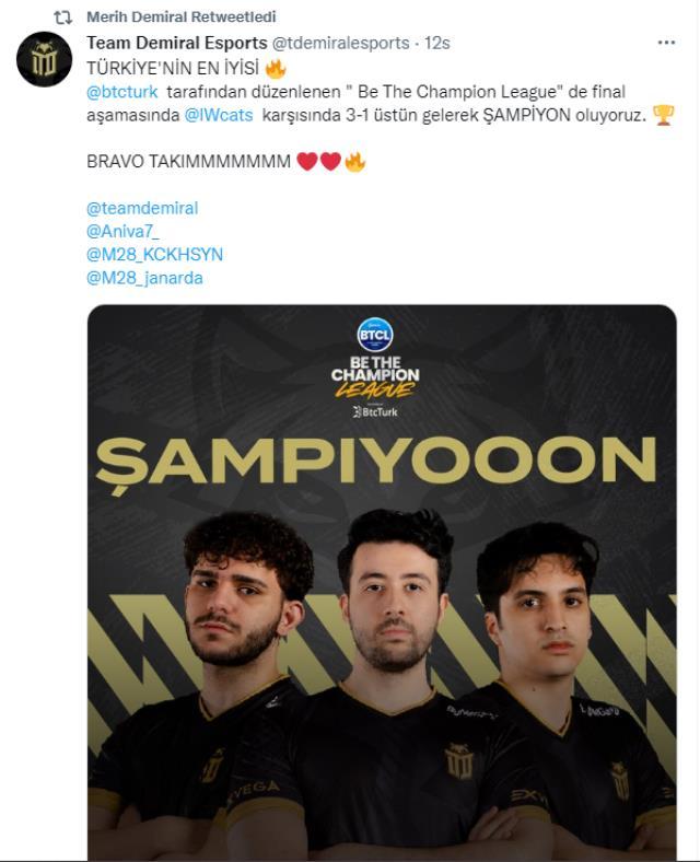 Türkiye'de bir ilk! Kupanın sahibi Merih Demiral'ın takımı oldu