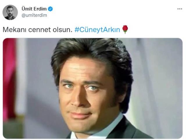 Cüneyt Arkın'ın ölümü sanat dünyasını yasa boğdu! Ünlülerden peş peşe paylaşımlar geldi