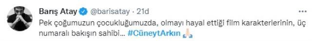 Cüneyt Arkın'ın ölümü sanat dünyasını yasa boğdu! Ünlülerden peş peşe paylaşımlar geldi