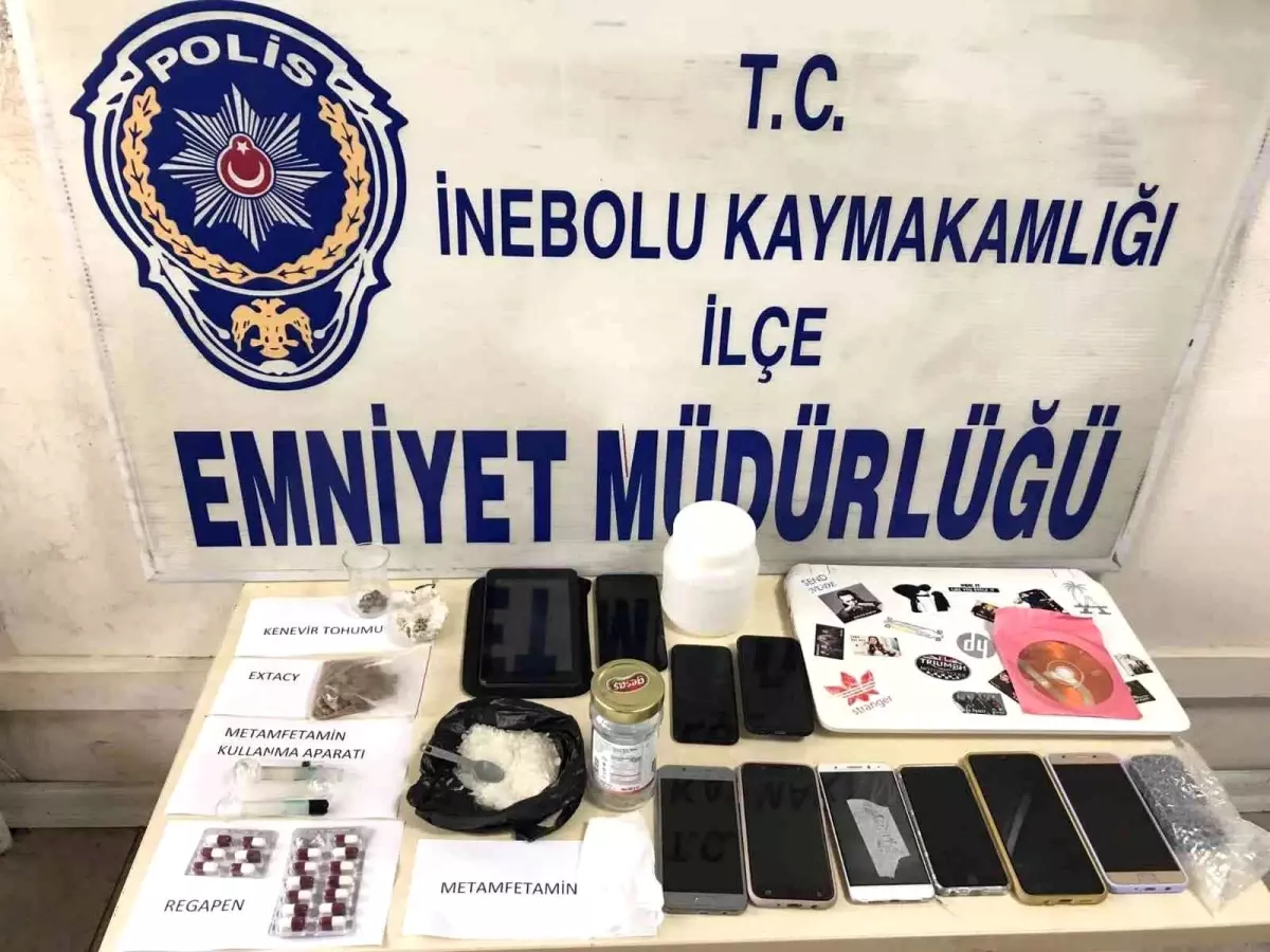 İnebolu'da uyuşturucu operasyonu