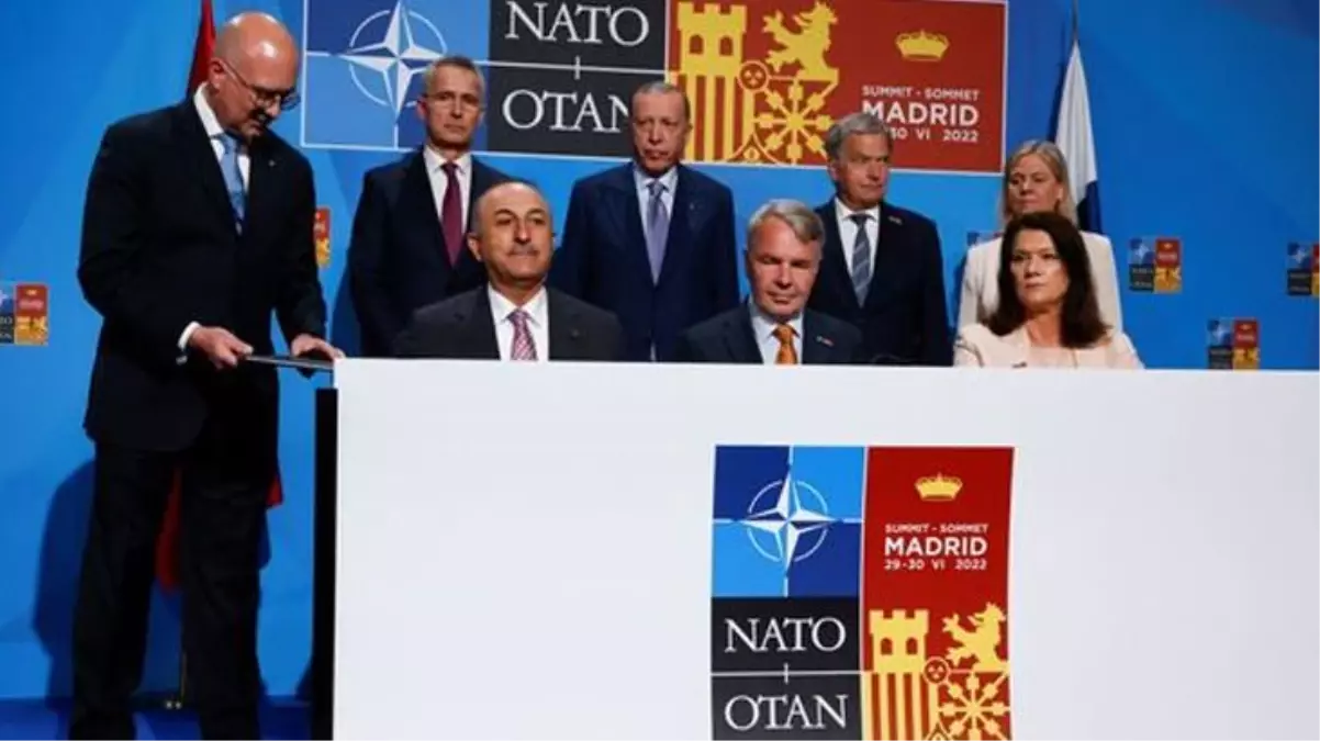 Son dakika: Türkiye, İsveç, Finlandiya ve NATO arasındaki 4'lü zirvenin ardından ortak bildiri imzalandı! İşte alınan kararlar