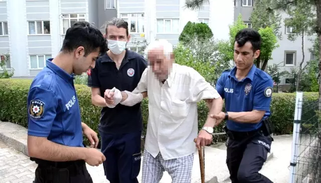 5'inci kattan atlamak istedi, son anda polis kurtardı