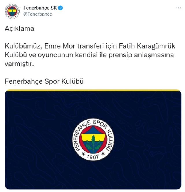 Emre Mor bonservis bedeli ne kadar? Emre Mor Fenerbahçe transferi detayları!