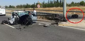 Otomobil bir yerde motor bir yerde! Korkunç kazada 3 kişi feci şekilde can verdi