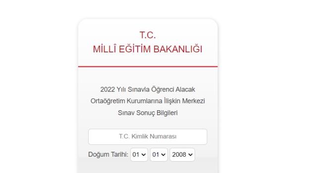 LGS sonuçları açıklandı! SON DAKİKA 2022 LGS MEB sonuç sorgulama linki!