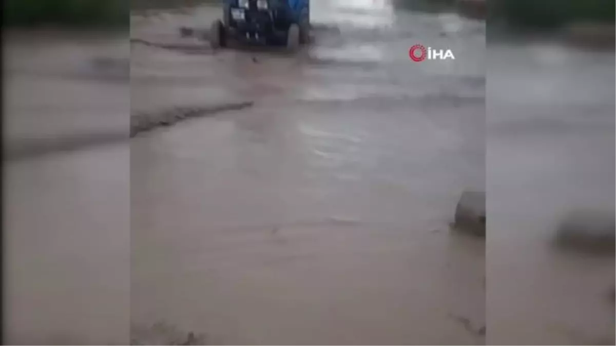 Niğde'de sağanak sonrası dereler taştı, evler sular altında kaldı