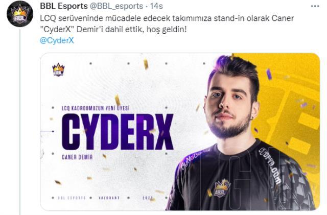 BBL Esports'un yeni transferi açıklandı!