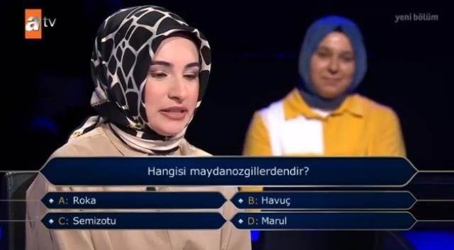 (Hangisi maydanozgillerdendir...) Kim Milyoner Olmak İster 1 Temmuz Sorusu Cevabı Nedir? Kim Milyoner Olmak İster 100 Bin TL'lik soru!