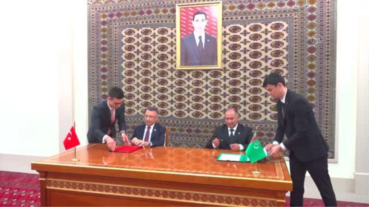 Cumhurbaşkanı Yardımcısı Oktay, Türkmenistan Bakanlar Kurulu Başkan Yardımcısı Atdayev ile görüştü